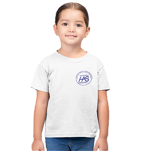 Camiseta Escolar Infantil 100% Poliéster Manga Curta - EMEF Prof. Hélio Augusto de Souza