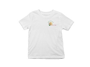 Camiseta Infantil Manga Curta Poliéster Escola CEDIN Flávio Lenzi