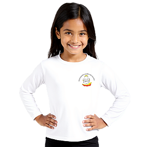 Camiseta Escolar Infantil 100% Poliéster Manga Longa - EMEF Profª Ana Berling Macedo