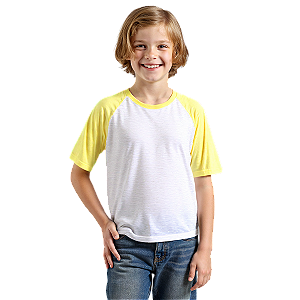 Camiseta Raglan Infantil Manga Curta