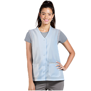 Jaleco Avental Professora Sem Manga Feminino Oxford