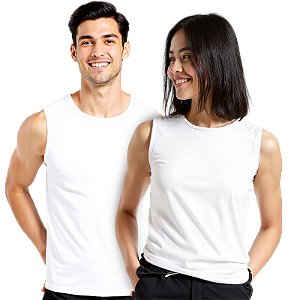 Camiseta Regata Adulto Algodão
