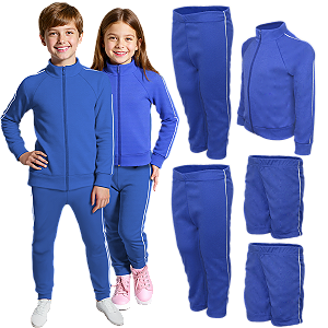 Kit Infantil Conjunto Escolar Helanca Completo