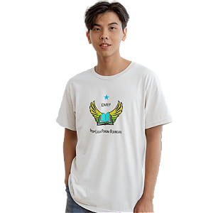 Camiseta Escolar Juvenil 100% Poliéster Manga Curta - EMEF Profª Lúcia Pereira Rodrigues