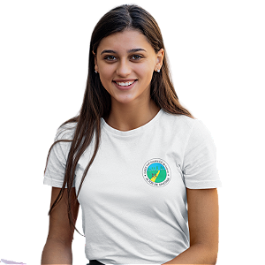 Camiseta Escolar Juvenil 100% Poliéster Manga Curta - EMEF Profª Dosulina Chenque Chaves de Andrade