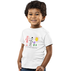 Camiseta Escolar Infantil 100% Poliéster Manga Curta - EMEI Prof. Arlindo Caetano Filho