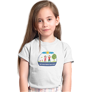 Camiseta Escolar Infantil 100% Poliéster Manga Curta - IMI Prof.ª Anjela Maria de Souza Alves