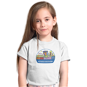 Camiseta Escolar Infantil 100% Poliéster Manga Curta - EMEI Prof. Domingos de Macedo Custódio