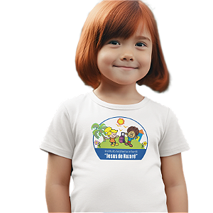 Camiseta Escolar Infantil 100% Poliéster Manga Curta - IMI Jesus de Nazaré