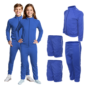 Kit Uniforme Escolar Helanca Juvenil Elanca Completo