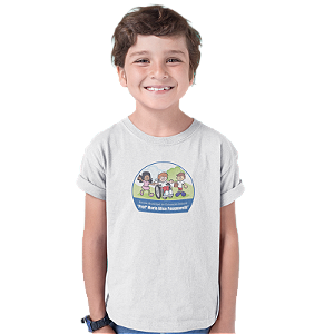 Camiseta Escolar Infantil 100% Poliéster Manga Curta - EMEI Profª Maria Alice Pasquarelli