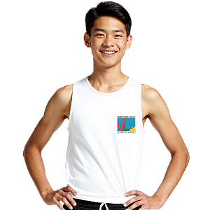 Camiseta Escolar Juvenil 100% Poliéster Regata - EMEF Vera Lúcia Carnevalli Barreto