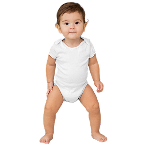 Body de Bebê Cores Claras 100% Algodão