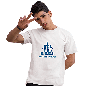 Camiseta Escolar Juvenil 100% Poliéster Manga Curta - E.E.E.I Profª Ilza Irma Moeller Cóppio