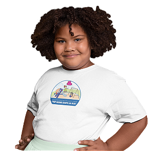 Camiseta Escolar Infantil 100% Poliéster Manga Curta - EMEI Profª Rosana Scarpel da Silva