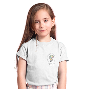 Camiseta Escolar Infantil 100% Poliéster Manga Curta - EMEFI Profª Terezinha Araujo