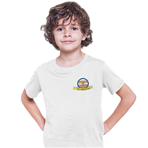 Camiseta Escolar Infantil 100% Poliéster Manga Curta - EMEFI Santana do Paraíba