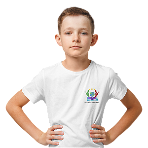 Camiseta Escolar Infantil 100% Poliéster Manga Curta - EMEFI Adélia Chucri Neme