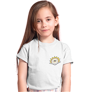 Camiseta Escolar Infantil 100% Poliéster Manga Curta - EMEF Profª Rosa Tomita