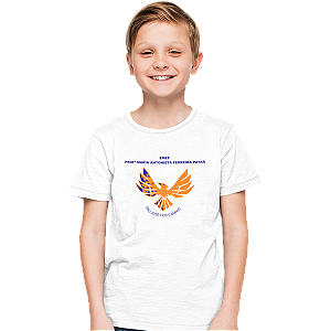 Camiseta Escolar Infantil 100% Poliéster Manga Curta - EMEF Profª Maria Antonieta Ferreira Payar