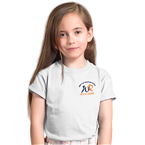 Camiseta Escolar Infantil 100% Poliéster Manga Curta - EMEF Prof. Waldemar Ramos