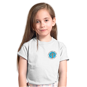 Camiseta Escolar Infantil 100% Poliéster Manga Curta - EMEF Prof. Luiz Leite