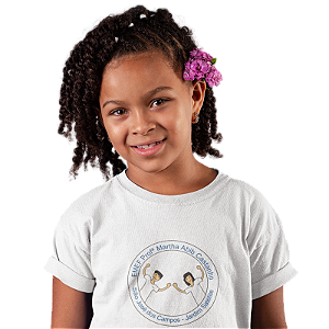 Camiseta Escolar Infantil 100% Poliéster Manga Curta - EMEF Profª Martha Abib Castanho