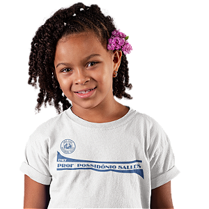 Camiseta Escolar Infantil 100% Poliéster Manga Curta - EMEF Prof. Possidônio Salles