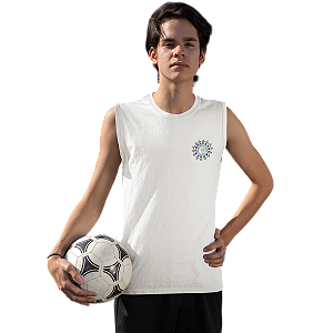 Camiseta Escolar Juvenil 100% Poliéster Regata - EMEF Profª Norma de Conti Simão