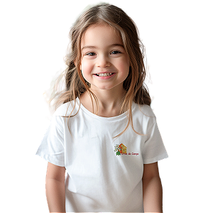Camiseta Escolar Infantil 100% Algodão Manga Curta - IMI João Lopes Simões