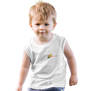 Camiseta Escolar Infantil 100% Algodão Regata - IMI João Lopes Simões