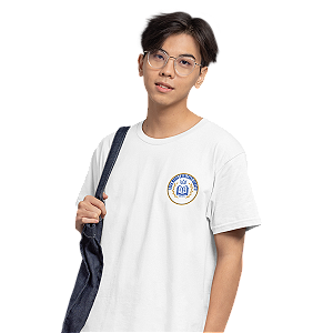 Camiseta Escolar Juvenil 100% Poliéster Manga Curta - EMEFI Luiza Maria Cavalcanti Guratti