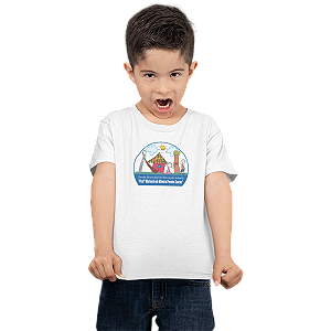Camiseta Escolar Infantil 100% Poliéster Manga Curta - EMEI Profª Marianita de Oliveira P. Santos