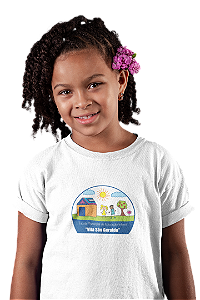 Camiseta Escolar Infantil 100% Poliéster Manga Curta - EMEI Vila São Geraldo
