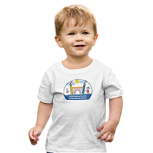 Camiseta Escolar Infantil 100% Poliéster Manga Curta - CEDIN Marilda Ferreira B. B. Pereira
