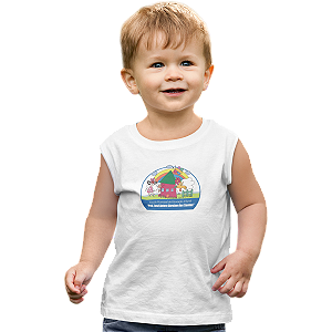 Camiseta Escolar Infantil 100% Poliéster Regata - EMEI Prof. José Antero Cursino dos Santos