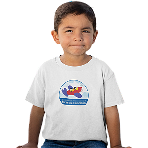Camiseta Escolar Infantil 100% Algodão Manga Curta - EMEI Profª Ana Lúcia de Castro Micheleto