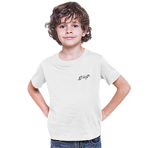Camiseta Escolar Infantil 100% Algodão Manga Curta - Família de Trigo