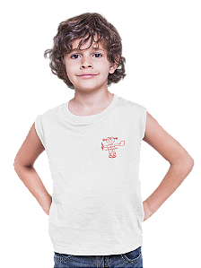 Camiseta Escolar Infantil 100% Poliéster Regata - EMEI Marilda A. Montemor