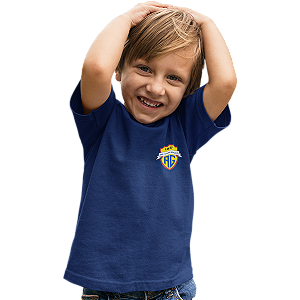 Camiseta Escolar Infantil 100% Algodão Manga Curta - EMEF Álvaro Gonçalves