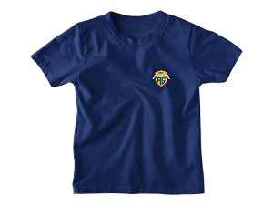 Camiseta Escolar Infantil 100% Algodão Manga Curta - EMEF Álvaro Gonçalves
