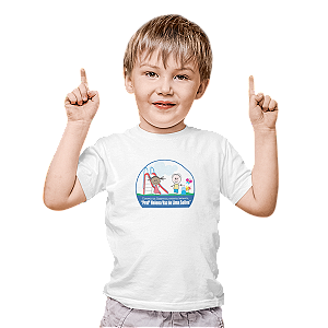 Camiseta Escolar Infantil 100% Algodão Manga Curta - CEDIN Profª Helena Vaz de L. Soliva
