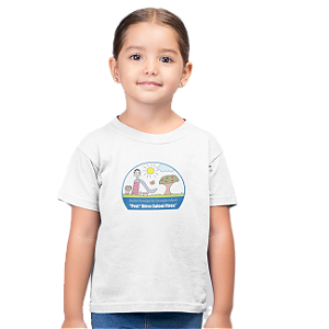 Camiseta Escolar Infantil 100% Poliéster Manga Curta - EMEI Profª Dirce Saloni