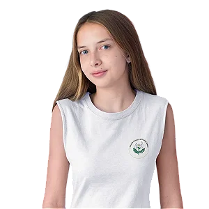 Camiseta Escolar Juvenil 100% Algodão Regata - E.E. Marilda Ferreira de Brito Barros Pereira