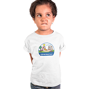 Camiseta Escolar Infantil 100% Algodão Manga Curta - EMEI Aladir Maia Ribeiro Gomes