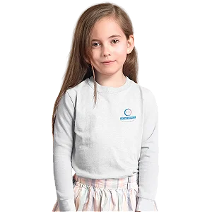 Camiseta Escolar Infantil 100% Algodão Manga Longa - CECOI Célio Lemos