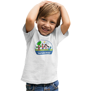 Camiseta Escolar Infantil 100% Algodão Manga Curta - EMEI José Paulino Bicudo