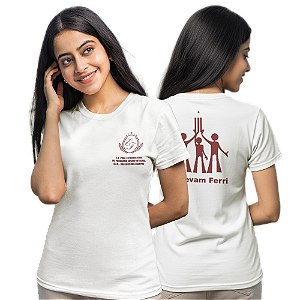 Camiseta Escolar Adulto 100% Poliéster Manga Curta - E.E. Profº Estevam FerrI