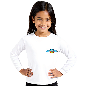 Camiseta Escolar Infantil 100% Poliéster Manga Longa - EMEFI Maurício Anisse Cury