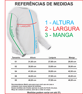 Camiseta Escolar Manga Longa Infantil - EMEI Profª Idelena Menezes Trefílio de Carvalho